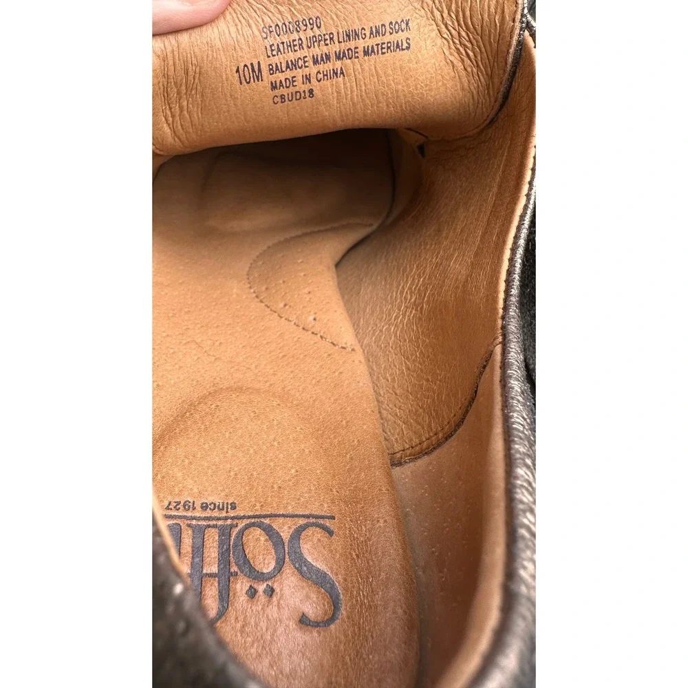 Sofft Patience Metallic Leather Oxford‎ Heels Bronze Copper Size 10